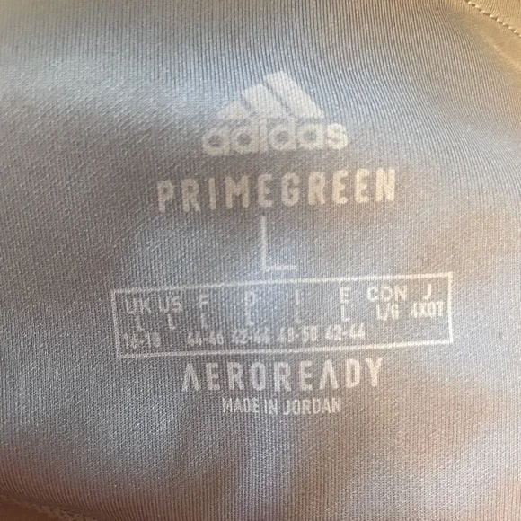 Adidas Prime Green Aeroready 3/4 Leggings Women’s Large - Picture 3 of 5